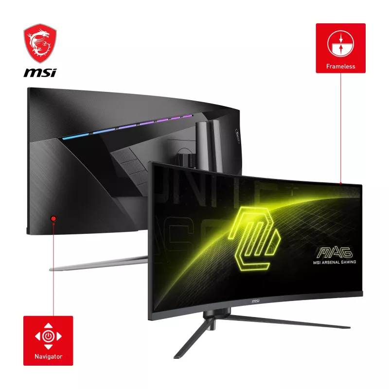 MSI MAG 345CQRDE computer monitor 86.4 cm (34 inch) 3440 x 1440 pixels UltraWide Dual Quad HD Black