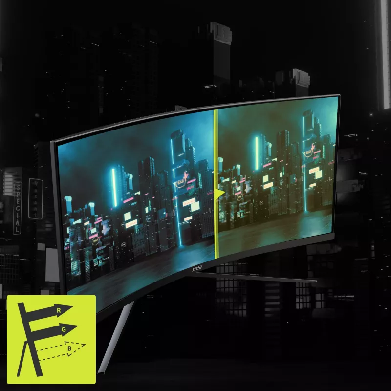 MSI MAG 345CQRDE computer monitor 86.4 cm (34 inch) 3440 x 1440 pixels UltraWide Dual Quad HD Black