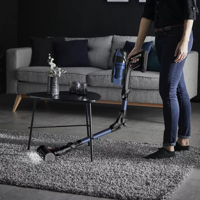Rowenta RH98C0 2-in-1 stick vacuum Battery Dry&wet Bagless 0.9 L 320 W Blue, Grey