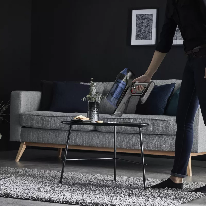 Rowenta RH98C0 2-in-1 stick vacuum Battery Dry&wet Bagless 0.9 L 320 W Blue, Grey