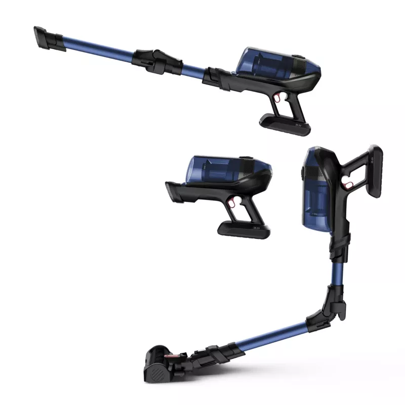 Rowenta RH98C0 2-in-1 stick vacuum Battery Dry&wet Bagless 0.9 L 320 W Blue, Grey