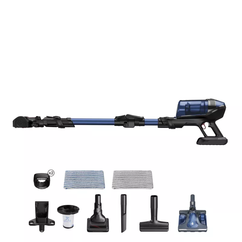 Rowenta RH98C0 2-in-1 stick vacuum Battery Dry&wet Bagless 0.9 L 320 W Blue, Grey