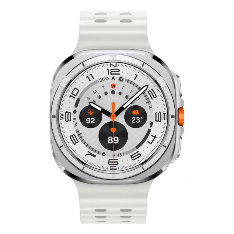 Samsung Galaxy Watch Ultra 3.81 cm (1.5 inch) AMOLED 47 mm Digital 480 x 480 pixels Touchscreen 4G White Wi-Fi GPS (satellite)