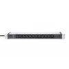 DIGITUS 1U Aluminum PDU rackmountable 12x C13 16A 230VAC 50/60Hz Safety plug