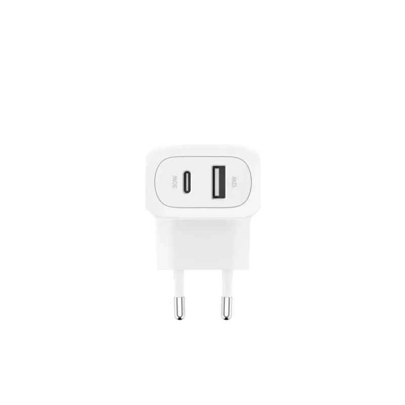 BELKIN Boostcharge 42w-30w USB-c+12w Dual Wall Charger White