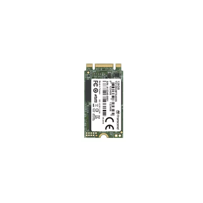 TRANSCEND SSD Mts400s 128GB M.2 2242 SATA Ill 6gb/s Mlc