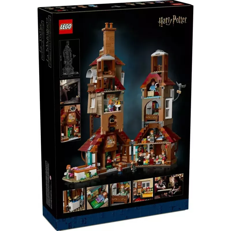 LEGO Harry Potter The Burrow Collectors Edition 76437 building set, 2405 pieces, 10 minifigures, 460×250×230 mm