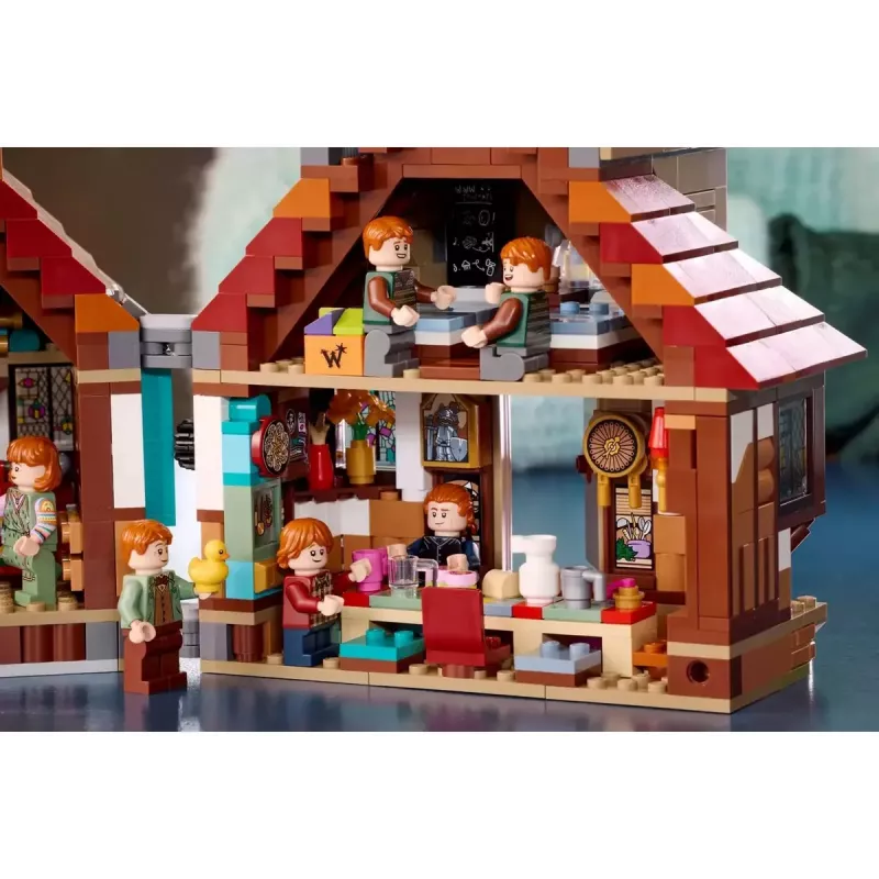 LEGO Harry Potter The Burrow Collectors Edition 76437 building set, 2405 pieces, 10 minifigures, 460×250×230 mm