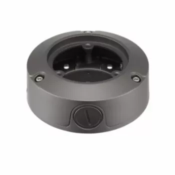 Junction box Hanwha SBO-100B1 outdoor black 12.6 cm diameter