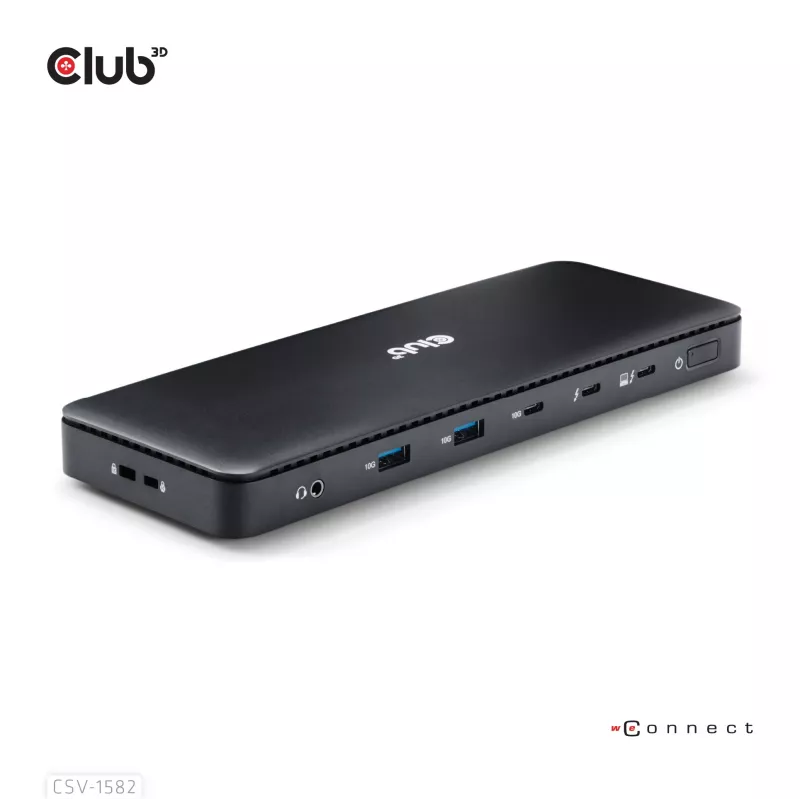 CLUB3D Thunderbolt™ 4 Certified 12-in-1 Docking Station