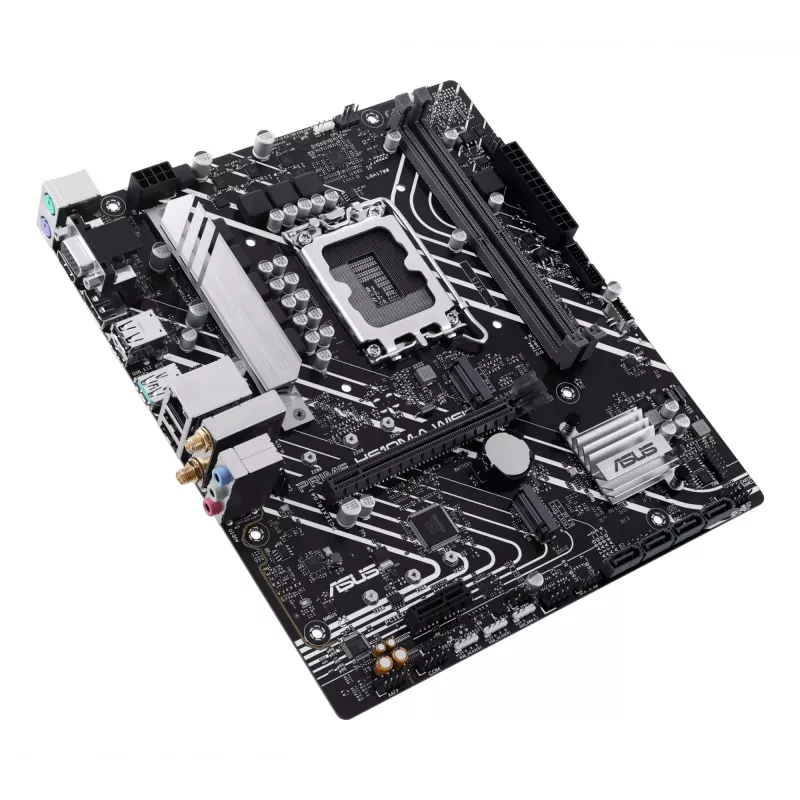 Motherboard ASUS PRIME H610M-A WIFI — Intel H610, LGA 1700, micro ATX, DDR5, 2x DIMM, Wi‑Fi 5, 7.1 audio
