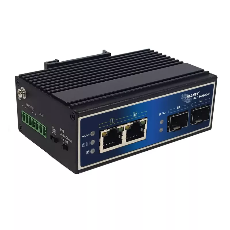 Unmanaged Switch ALLNET ALL-SGI8004P Gigabit Ethernet PoE 2 Ports