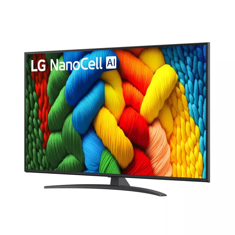LG NanoCell AI 55NANO81A6A 139.7 cm (55 inch) 4K Ultra HD Smart TV Wi-Fi Black