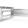 DIGITUS DIN rail holder, 4U, 178x483x223 mm, galvanized incl. din rail, variable depth and height