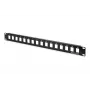 DIGITUS Modular Patch Panel, 16-Port, Unshielded, 1U, Black RAL 9005