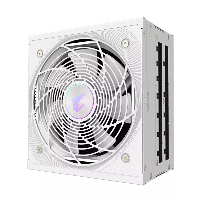 Power supply unit GIGABYTE AORUS ELITE P1000W ATX 3.1 1000W 80 PLUS Platinum Fully‑Modular White, 6x (6+2) PCIe, 8 SATA