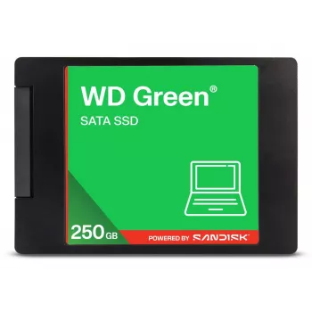 WESTERN DIGITAL SSD - WD Green - 250GB - SATA 6Gb/s - 2.5in/7mm cased