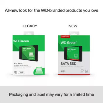 WESTERN DIGITAL SSD - WD Green - 500GB - SATA 6Gb/s - 2.5in/7mm cased