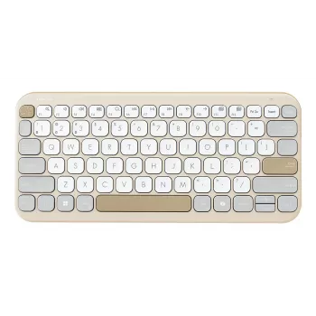 ASUS Marshmallow KW100 Keyboard Wireless Bluetooth QWERTZ Beige Grey White