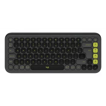 Logitech POP Icon Keys Keyboard Universal Bluetooth QWERTY US International Graphite Green