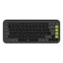 Logitech POP Icon Keys Keyboard Universal Bluetooth QWERTY US International Graphite Green