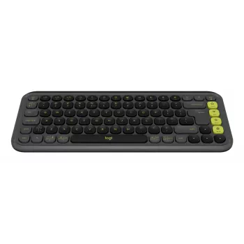 Logitech POP Icon Keys Keyboard Universal Bluetooth QWERTY US International Graphite Green