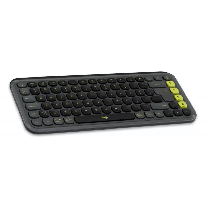 Logitech POP Icon Keys Keyboard Universal Bluetooth QWERTY US International Graphite Green