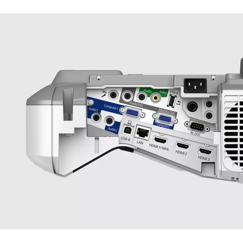 Epson EB-695Wi Ultra short throw projector 3500 ANSI lumens 3LCD WXGA (1280x800) White, Grey