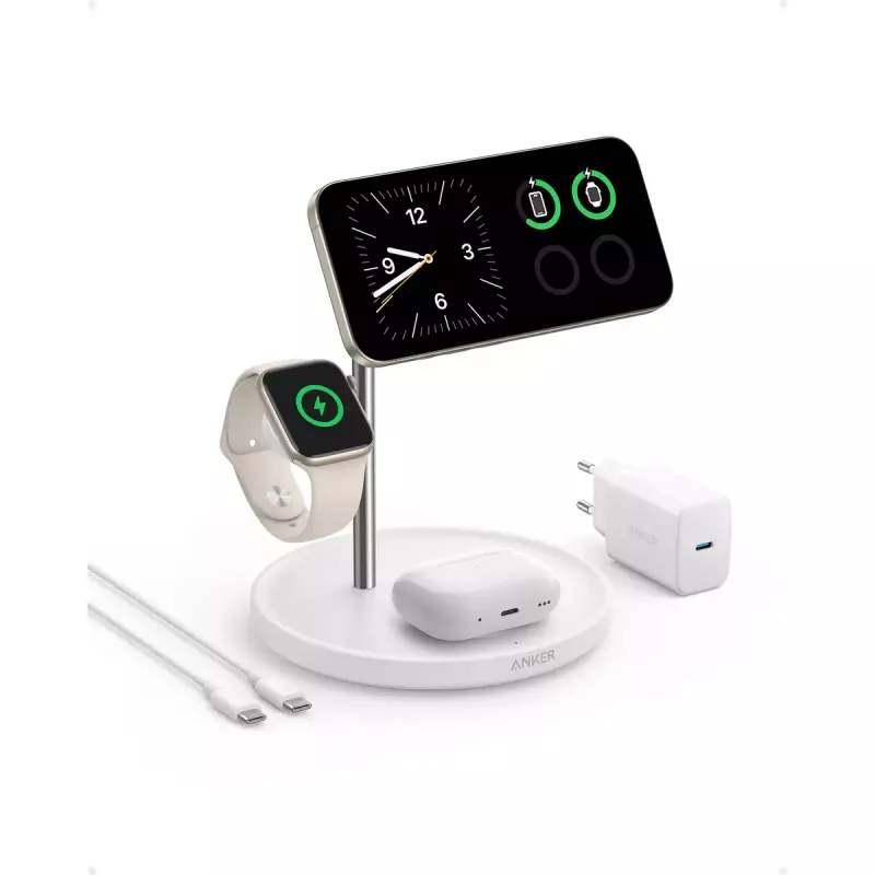 Anker MagGo Universal White USB Wireless Fast Charging Indoor Charger
