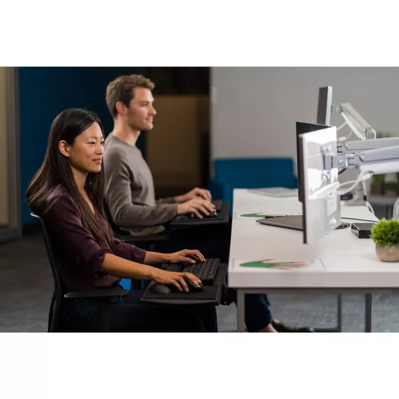 Kensington SmartFit One-Touch Height-Adjustable Dual Monitor Arm