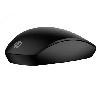 HP 230 Slim Wireless Mouse, Ambidextrous, Optical, RF Wireless, 1600 DPI, Black
