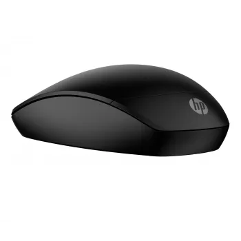 HP 230 Slim Wireless Mouse, Ambidextrous, Optical, RF Wireless, 1600 DPI, Black