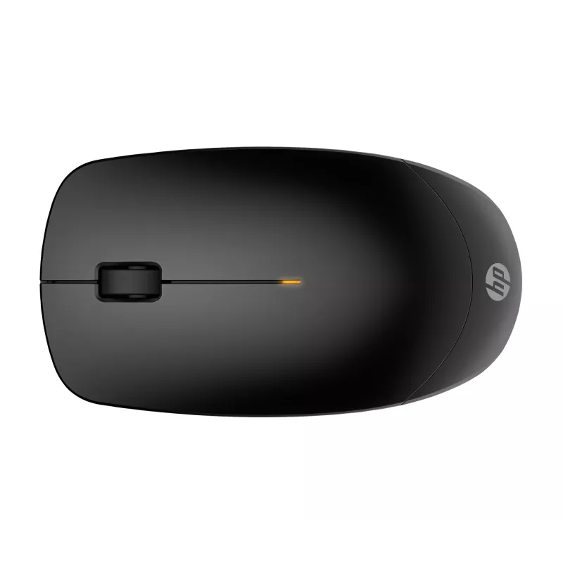 HP 230 Slim Wireless Mouse, Ambidextrous, Optical, RF Wireless, 1600 DPI, Black