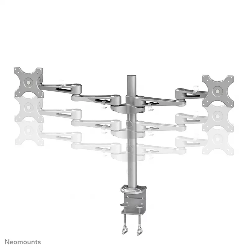 Neomounts FPMA-D935D Monitor arm 14-27 inch, Clamp, 6 kg, 35.6 cm (14 inch), 68.6 cm (27 inch), 100 x 100 mm, Silver