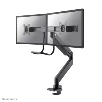 Neomounts NM-D775DXBLACK Monitor arm 10-32 inch - gas spring - Topfix - 180°-stop