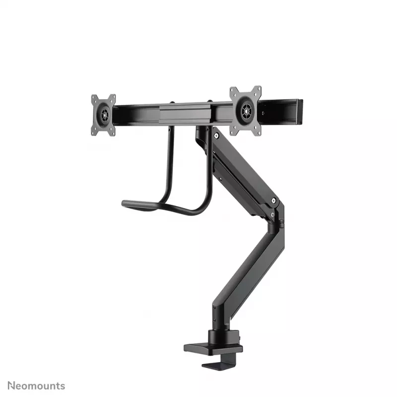 Neomounts NM-D775DXBLACK Monitor arm 10-32 inch - gas spring - Topfix - 180°-stop