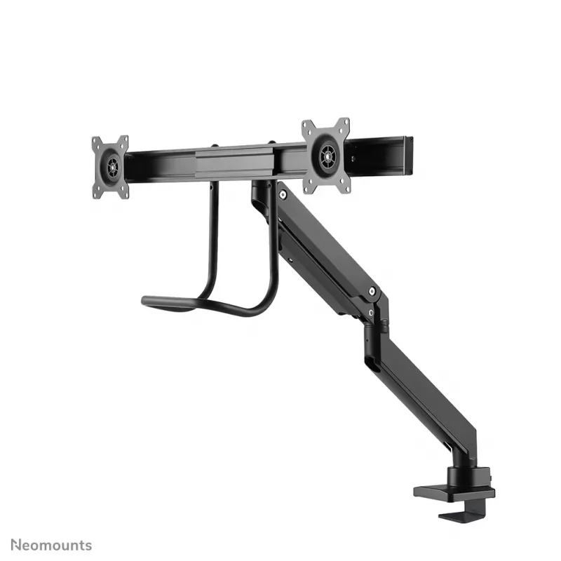 Neomounts NM-D775DXBLACK Monitor arm 10-32 inch - gas spring - Topfix - 180°-stop