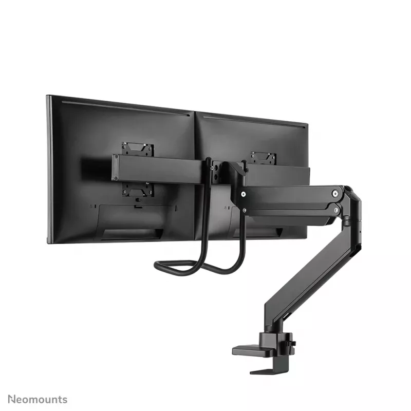 Neomounts NM-D775DXBLACK Monitor arm 10-32 inch - gas spring - Topfix - 180°-stop