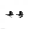 Neomounts NM-D775DXBLACK Monitor arm 10-32 inch - gas spring - Topfix - 180°-stop