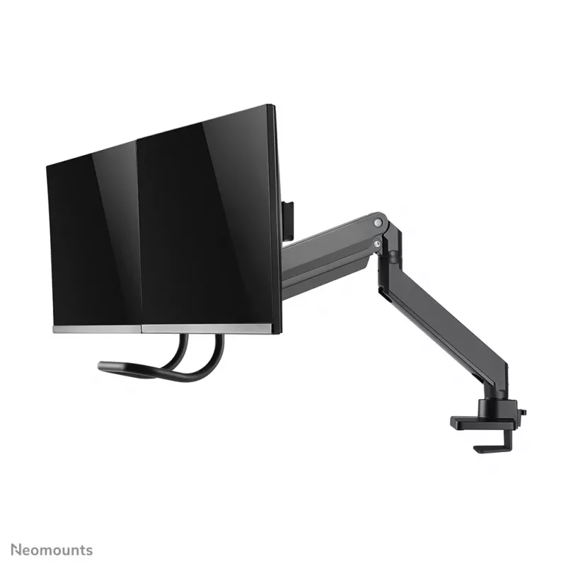 Neomounts NM-D775DXBLACK Monitor arm 10-32 inch - gas spring - Topfix - 180°-stop