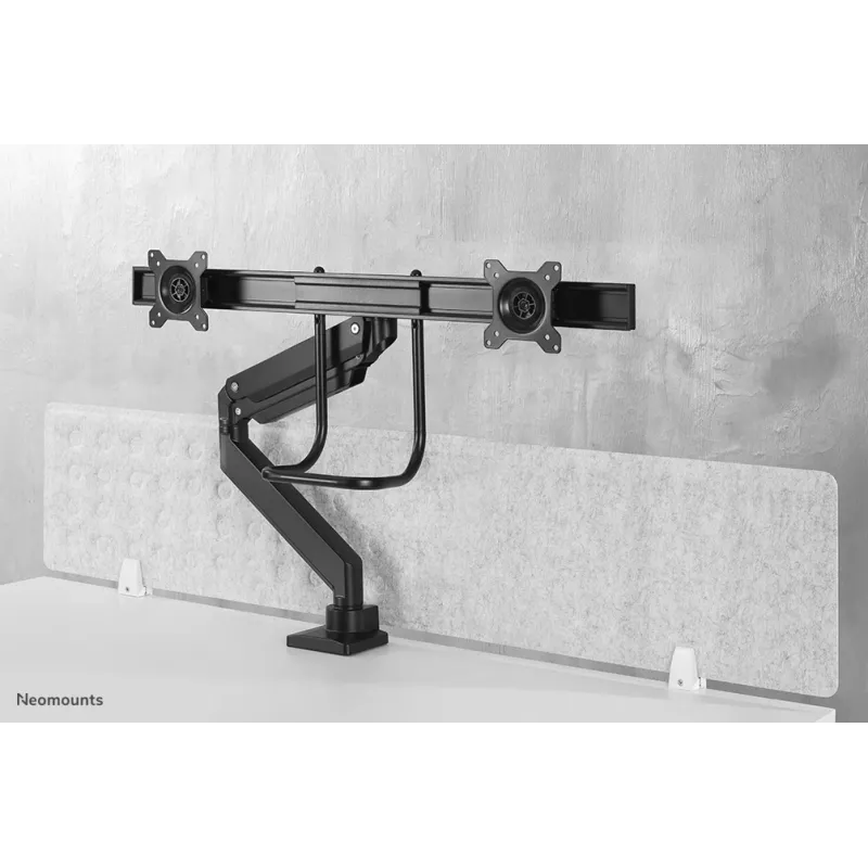 Neomounts NM-D775DXBLACK Monitor arm 10-32 inch - gas spring - Topfix - 180°-stop