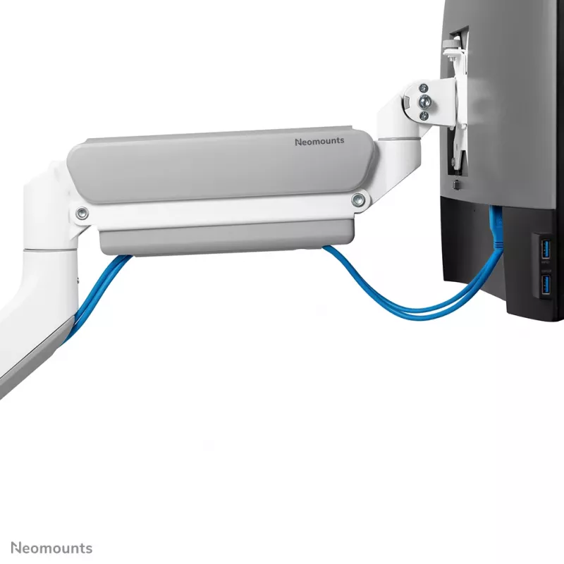 Neomounts DS70-450WH1 Monitor arm 17-42 inch - gas spring - Topfix - 180°-stop
