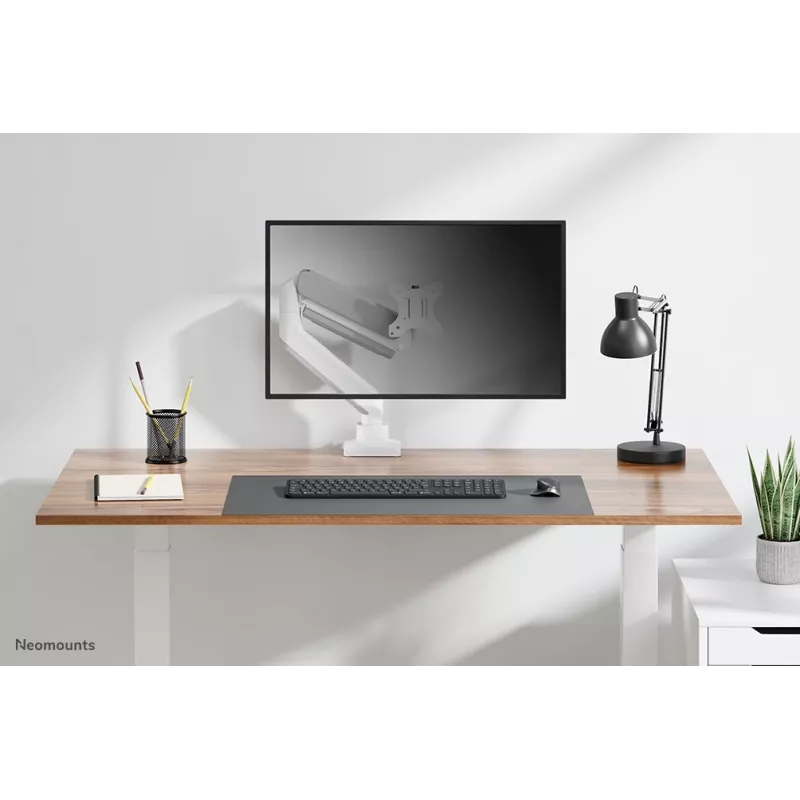 Neomounts DS70-450WH1 Monitor arm 17-42 inch - gas spring - Topfix - 180°-stop