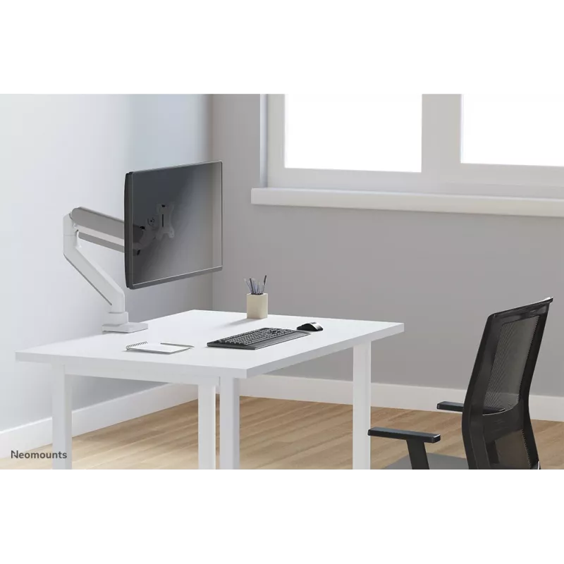 Neomounts DS70-450WH1 Monitor arm 17-42 inch - gas spring - Topfix - 180°-stop
