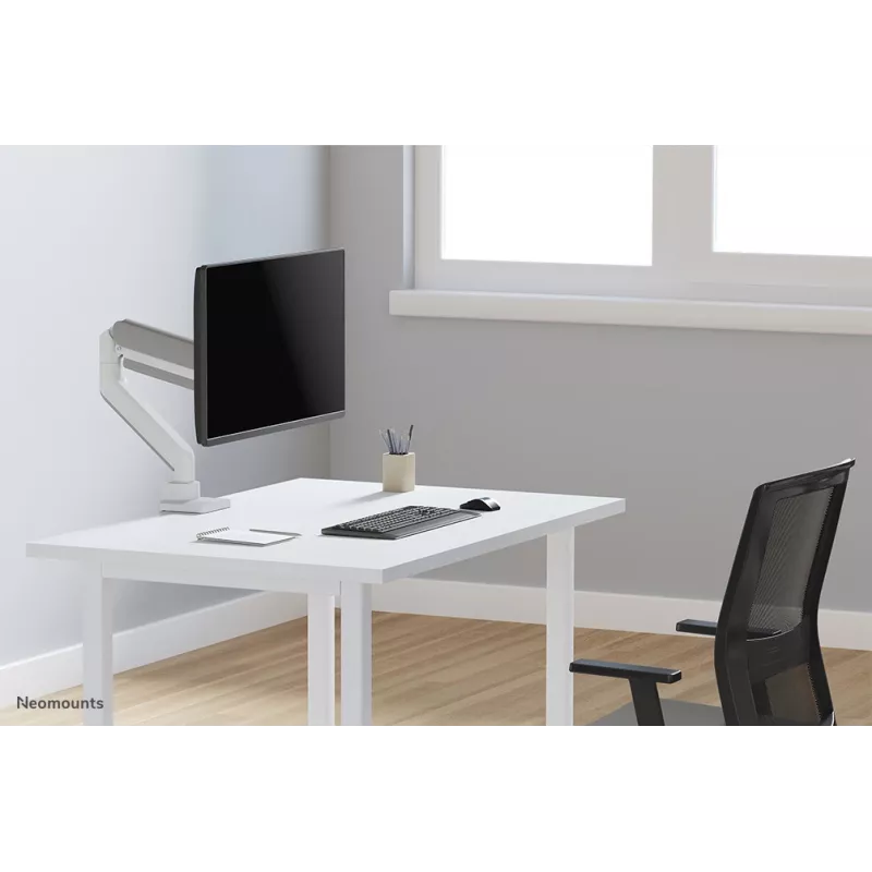 Neomounts DS70-450WH1 Monitor arm 17-42 inch - gas spring - Topfix - 180°-stop