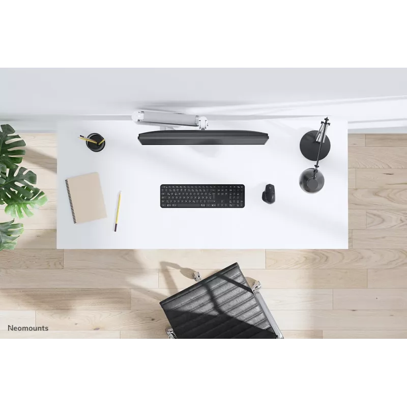 Neomounts DS70-450WH1 Monitor arm 17-42 inch - gas spring - Topfix - 180°-stop