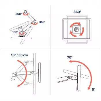 ERGOTRON Lx Wall Mount LCD Arm
