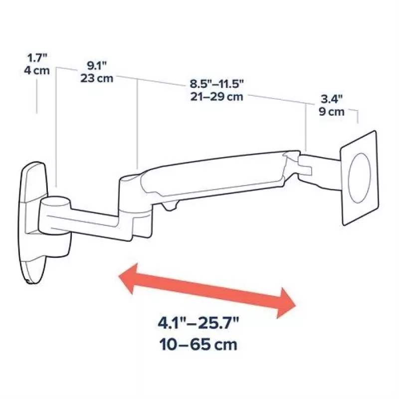 ERGOTRON Lx Wall Mount LCD Arm