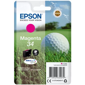Cartridge Epson 34 Magenta 300 pages C13T34634010