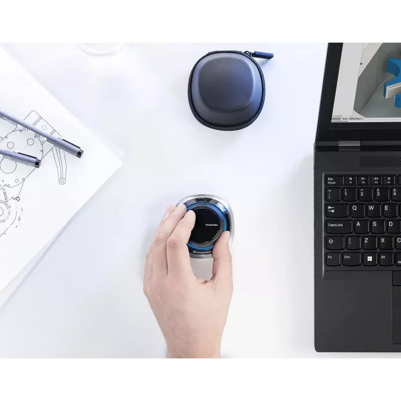 mouse 3Dconnexion SpaceMouse Office RF Wireless + Bluetooth + USB Type-A